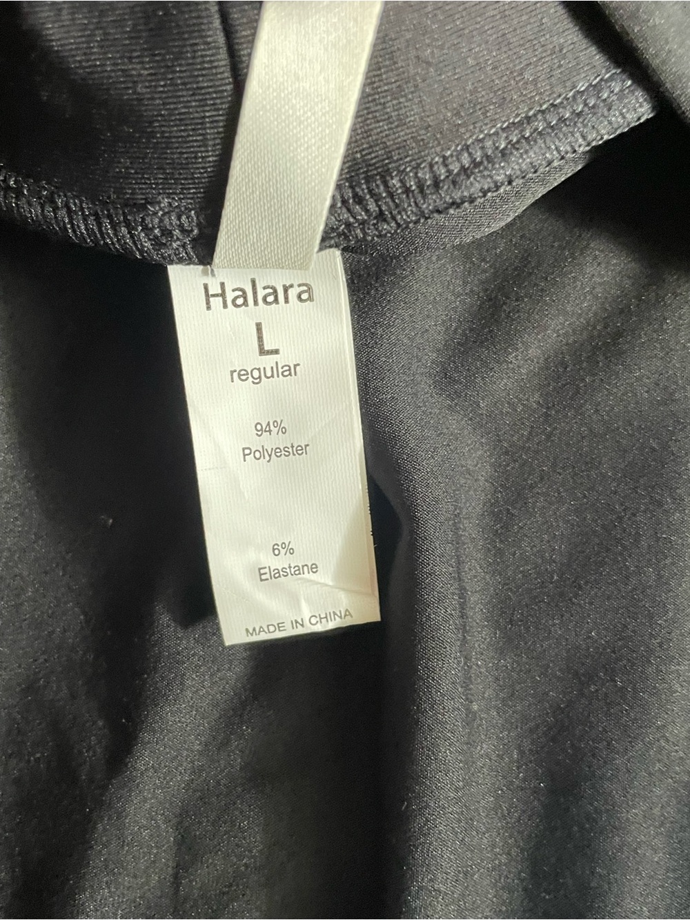 HALARA Black Long-Sleeve Wide-Leg Jumpsuit - Picture 3 of 4